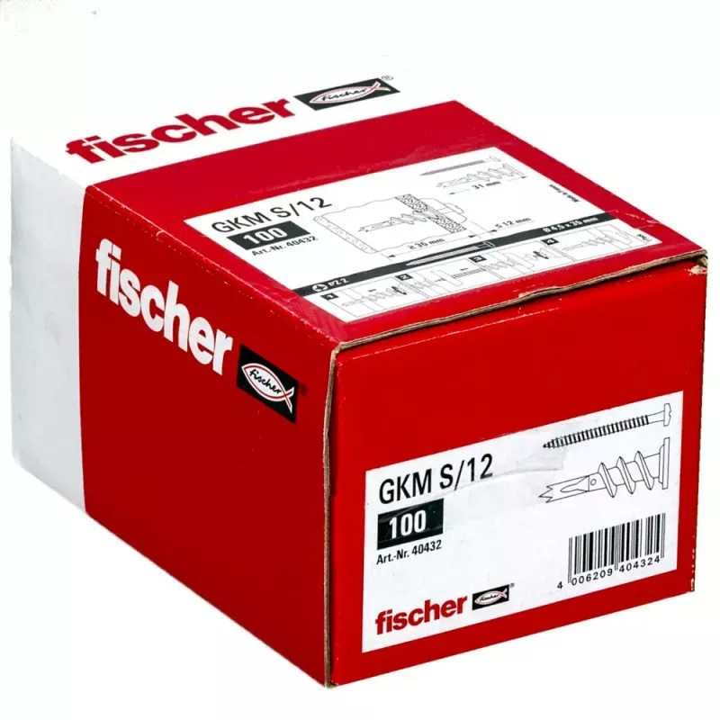 Schrauben- & Dübelset Fischer GKM 12
