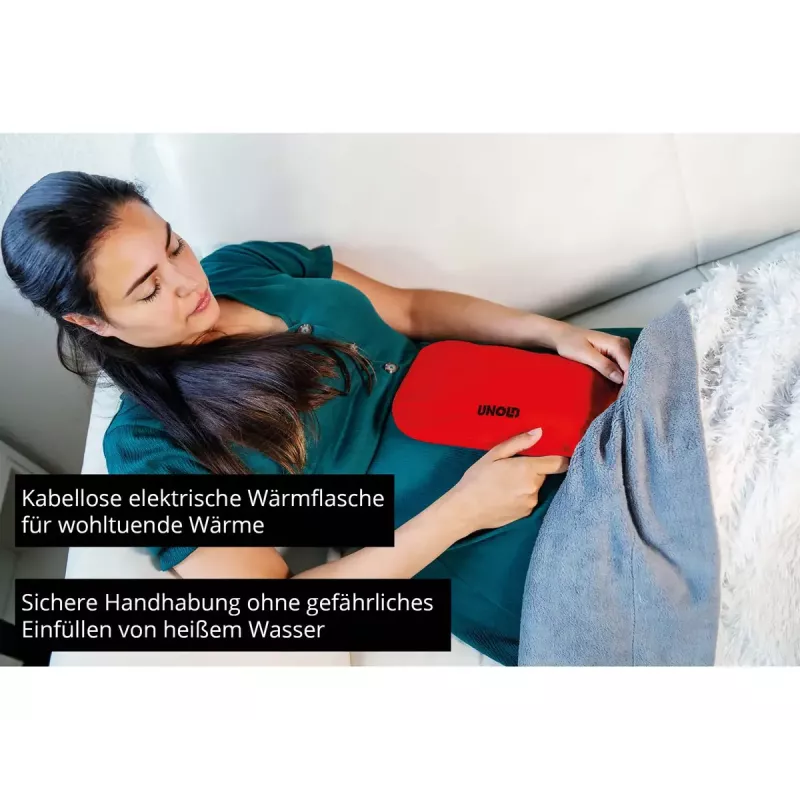 Unold 86013 Elektrische Wärmflasche 380 W Rot