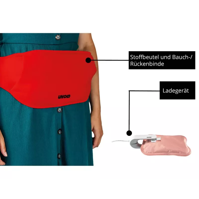 Unold 86013 Elektrische Wärmflasche 380 W Rot
