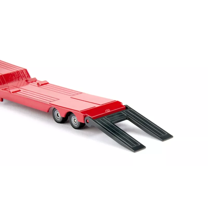 Siku MAN Lkw mit Straßenwalze, Lkw/Anhänger Modell, 1:87, MAN, Junge/Mädchen, Metall, Kunststoff, Rot, Gelb