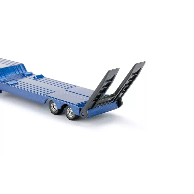 Siku MAN Lkw mit Baggerlader, Lkw-/Anhängermodell, 1:87, MAN, Junge/Mädchen, Metall, Kunststoff, Blau, Gelb