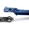 Siku MAN Lkw mit Baggerlader, Lkw-/Anhängermodell, 1:87, MAN, Junge/Mädchen, Metall, Kunststoff, Blau, Gelb