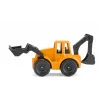 Siku MAN Lkw mit Baggerlader, Lkw-/Anhängermodell, 1:87, MAN, Junge/Mädchen, Metall, Kunststoff, Blau, Gelb
