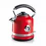 Ariete 2854 Moderna Wasserkocher, 2000 W, 1,7 l Fassungsvermögen, 360° kabellos, automatisches Abschaltsystem, herausnehmbarer Filter, sichtbarer Wasserstand, Thermometer, rot