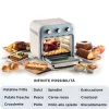 Ariete 4632 Heißluftfritteuse und Backofen Vintage, 1400W, 2in1, Fassungsvermögen 16L, Zubehör inklusive, Timer 60 Minuten, Doppelglas, blau