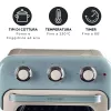 Ariete 4632 Heißluftfritteuse und Backofen Vintage, 1400W, 2in1, Fassungsvermögen 16L, Zubehör inklusive, Timer 60 Minuten, Doppelglas, blau