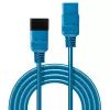 Lindy 2m IEC C19 auf C20 Verlängerungskabel, Blau, 2 m, C19-Kupplung, C20-Stecker, 250 V, 16 A