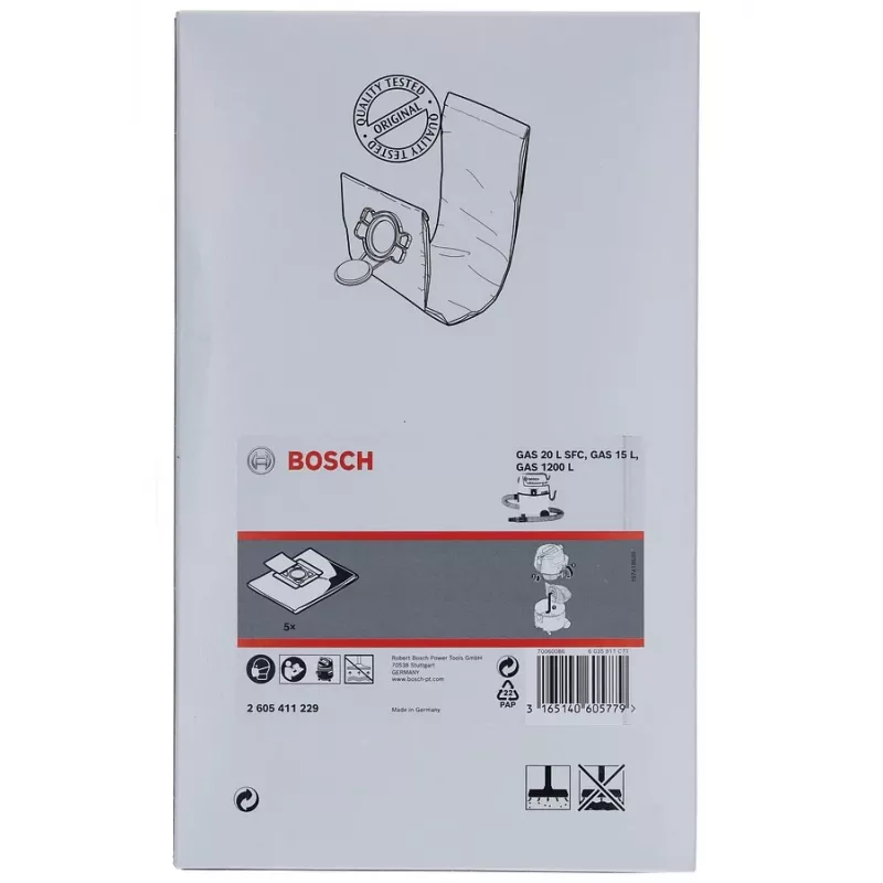 Bosch 2 605 411 229 Staubsaugerzubehör Staubbeutel