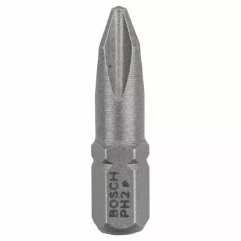 Schraubendreherbits Bosch 2607001514 100 Stück PH 2 25 mm Sechskant