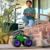 Monster Jam, offizielles Smash & Bash Grave Digger ferngesteuertes Indoor- & Outdoor-Fahrzeug, reparierbarer Monstertruck im Maßstab 1:15, Spielzeug für Jungen und Mädchen ab 4 Jahren
