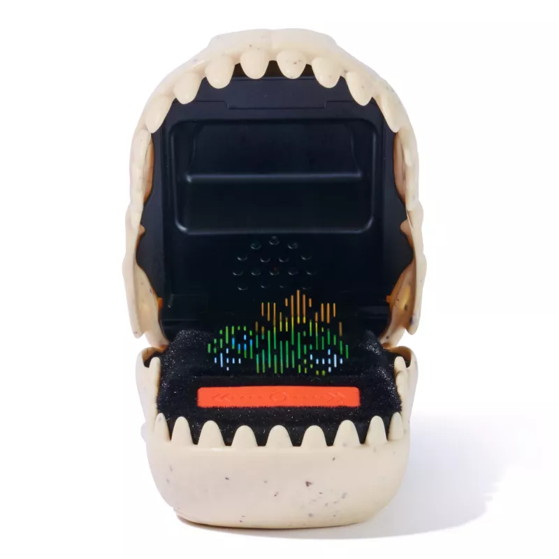 Interaktives Dinosaurier-Spielzeug Spinmaster Bitzee Jurassic World – 25 Dinos im Inneren, berührungsreaktive Pods, AA-Batterie, beige
