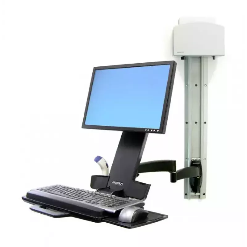 Ergotron 200 Series Combo Arm 61 cm (24 Zoll) Wand Schwarz