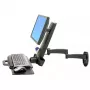 Ergotron 200 Series Combo Arm 61 cm (24 Zoll) Wand Schwarz