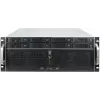 Server-Rack-Gehäuse INTER-TECH IPC 4U-4708 – 4U, Schwarz, unterstützt ATX/PS2-Netzteil, 4x Front 80mm, 2x Rückseite 80mm, 2,5/3,5 Zoll HDD