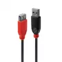 Lindy 5m USB 2.0 Active Extension schlank, 5 m, USB A, USB A, USB 2.0, 0,48 Gbit/s, Schwarz