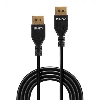 Lindy 3m schlank DisplayPort 1.4 Kabel, 3 m, DisplayPort, DisplayPort, Stecker, Stecker, 7680 x 4320 Pixel