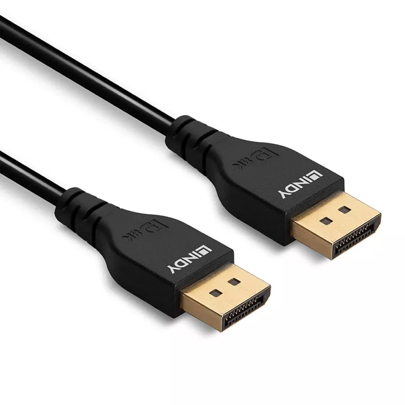 DisplayPort-Kabel Lindy 2m schlank DisplayPort 1.4 Kabel