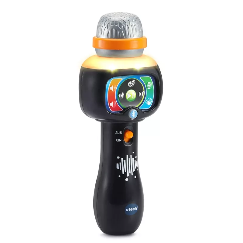 VTech Baby Magisches Singspaß-Mikrofon, Spielzeug-Mikrofon, 2 Jahr(e), AAA, 200 g, Schwarz