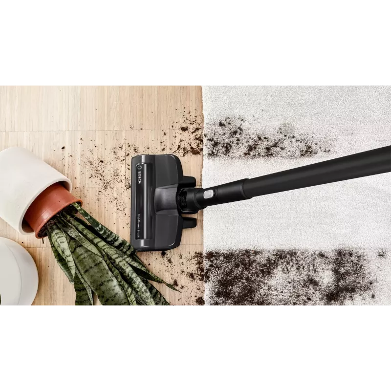 Bosch Serie 8 BSS825ALL Stabstaubsauger/Akkusauger Batterie Trocken Beutellos Schwarz, Weiß 5 Ah