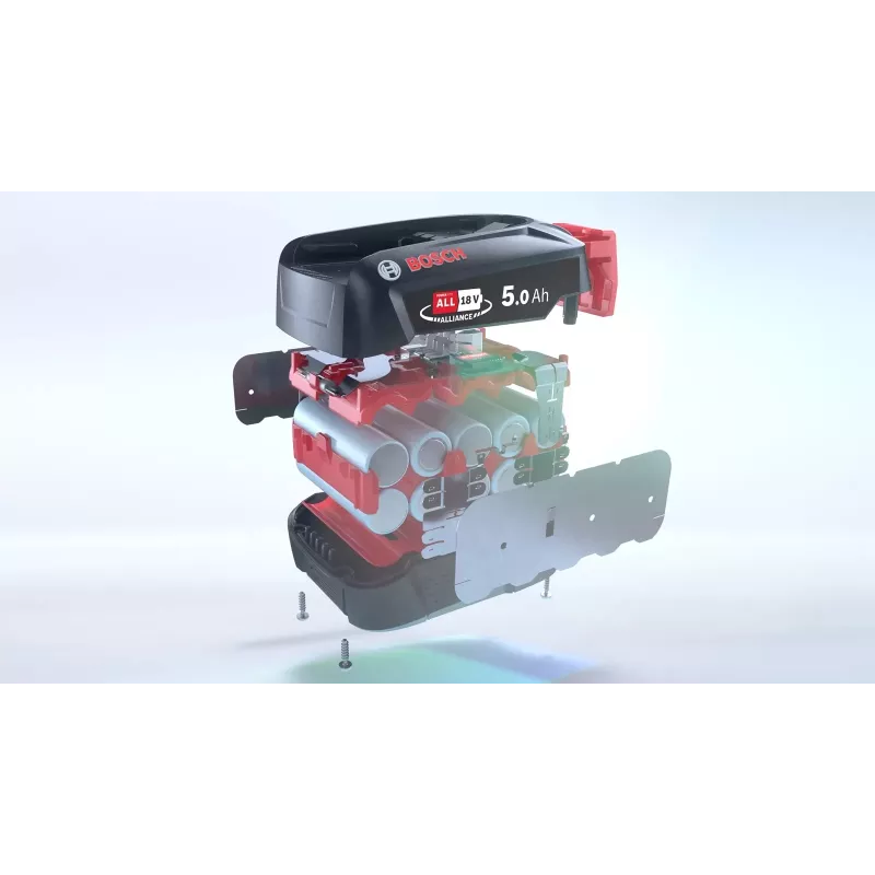 Bosch Serie 8 BSS825ALL Stabstaubsauger/Akkusauger Batterie Trocken Beutellos Schwarz, Weiß 5 Ah
