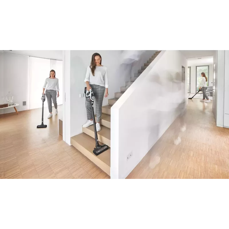 Bosch Serie 8 BSS825ALL Stabstaubsauger/Akkusauger Batterie Trocken Beutellos Schwarz, Weiß 5 Ah