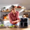 NutriBullet CrispLite Vision Single 8 L Standgerät 2000 W Heißluftfritteuse Schwarz