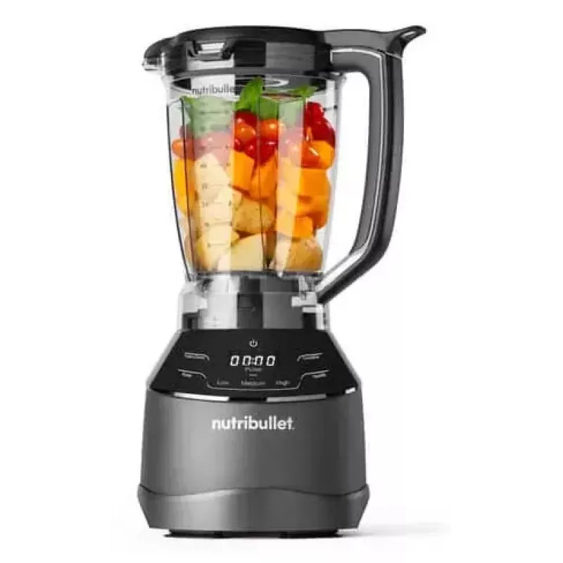 Küchenmaschine NUTRIBULLET NBF580B — 1500 W, 1,8-L-Schüssel, schwarz, Edelstahlklingen