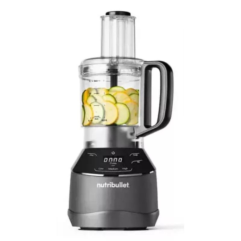 Küchenmaschine NUTRIBULLET NBF580B — 1500 W, 1,8-L-Schüssel, schwarz, Edelstahlklingen