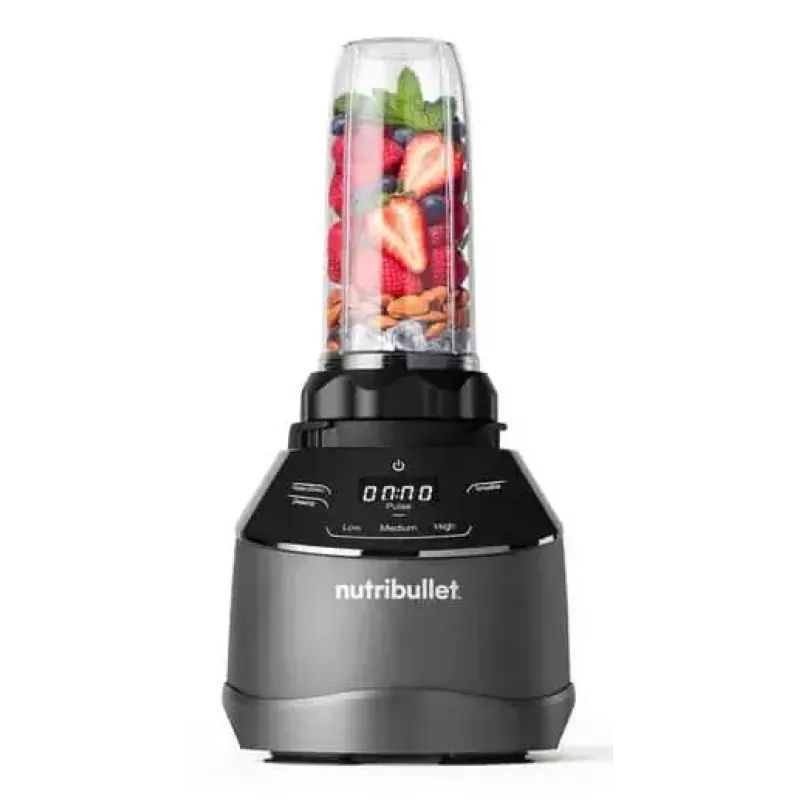 Küchenmaschine NUTRIBULLET NBF580B — 1500 W, 1,8-L-Schüssel, schwarz, Edelstahlklingen
