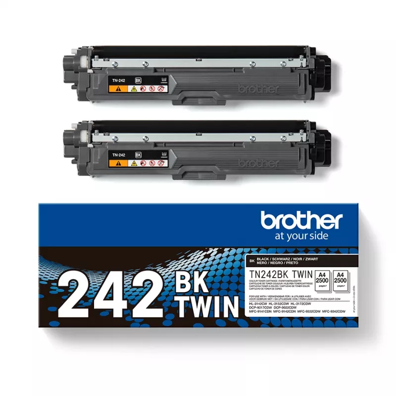 Tonerkartusche Brother TN-242BKTWIN 3000 Seiten Schwarz