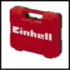 Druckluft-Schlagschrauber EINHELL TC-PR 68 — pneumatisch, 68 N·m Drehmoment, 160 U/min, gerader Griff, 7 Steckschlüsseleinsätze, 252×350×83 mm, schwarz/rot