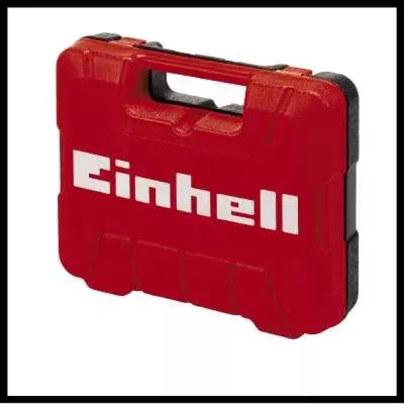 Druckluft-Schlagschrauber EINHELL TC-PR 68 — pneumatisch, 68 N·m Drehmoment, 160 U/min, gerader Griff, 7 Steckschlüsseleinsätze, 252×350×83 mm, schwarz/rot