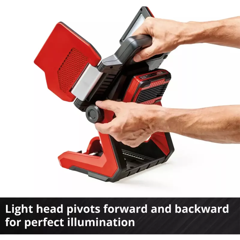 Akkuleuchte EINHELL TP-CL 18/3000 Li Set Solo — wiederaufladbare Arbeitsleuchte, rot, ohne Akku und Ladegerät
