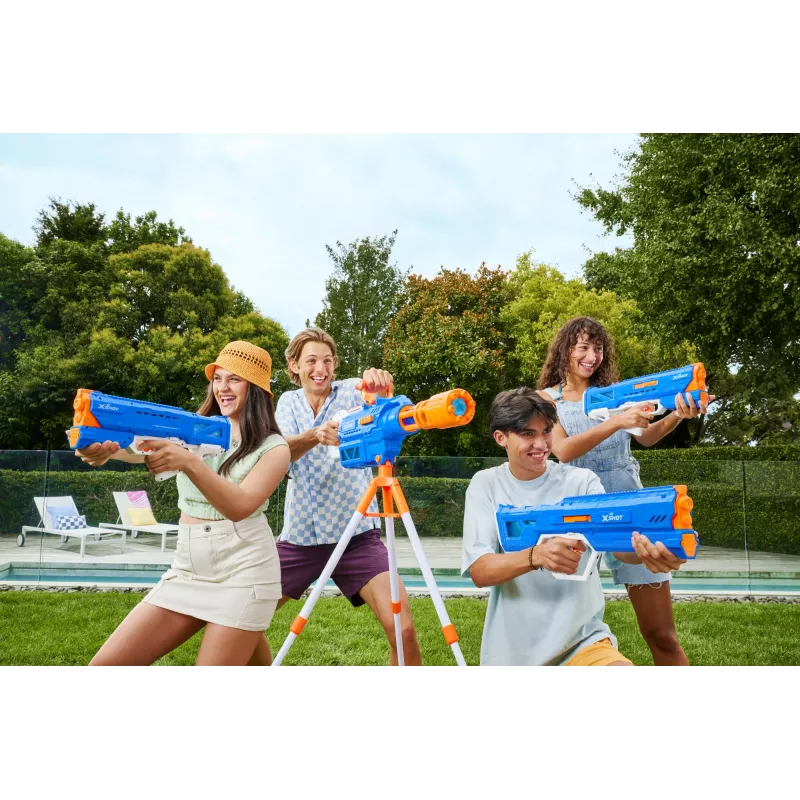 Zuru Wasserblaster Mega Pulse Motor Soaker XSHOT — batteriebetriebener motorisierter Wasserblaster (Modell 118159)