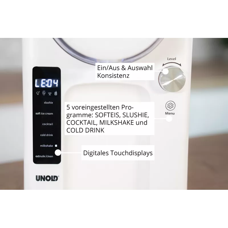 Unold 2in1 Slush und Softeismaschine Sofie 48950 2 L 150 W