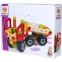 Konstruktionsspielzeug-Set Simba-Dickie Eichhorn Constructor Trucks — 135 Teile, Fahrzeug- und Blockelemente zum Bauen