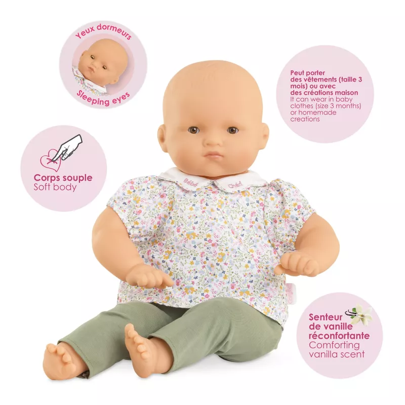 Babypuppe Simba‑Dickie Mon Grand Poupon Chéri — Corolle-Stil, lebensechte Babypuppe