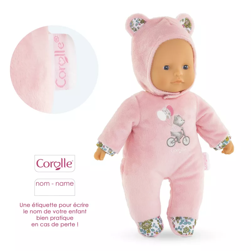 Plüschbär Simba‑Dickie Corolle Mon Doudou Corolle Sweetheart rosa — Komfort-Plüschpuppe