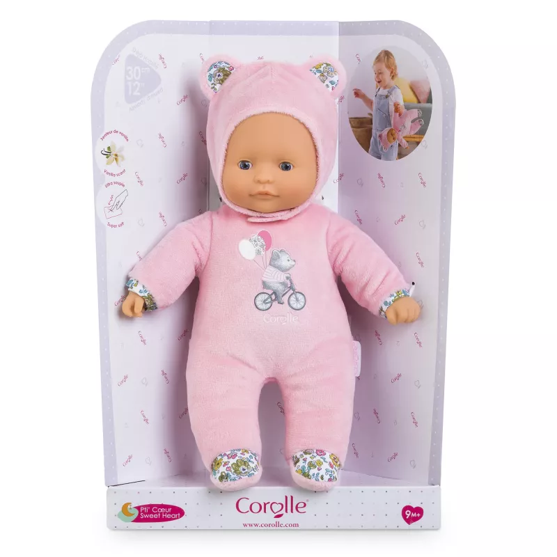 Plüschbär Simba‑Dickie Corolle Mon Doudou Corolle Sweetheart rosa — Komfort-Plüschpuppe