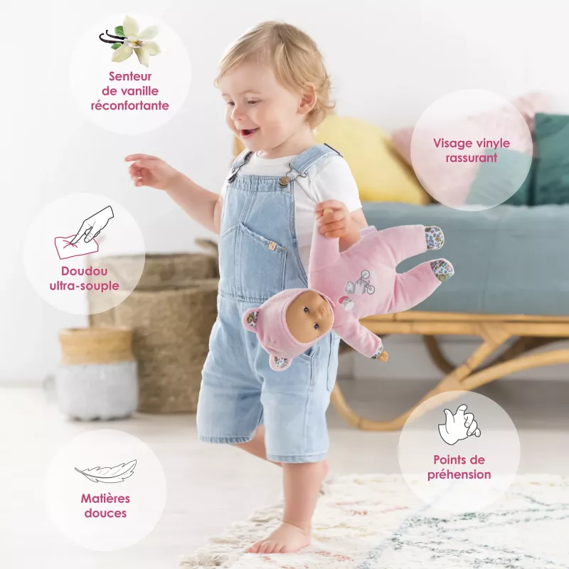 Plüschbär Simba‑Dickie Corolle Mon Doudou Corolle Sweetheart rosa — Komfort-Plüschpuppe