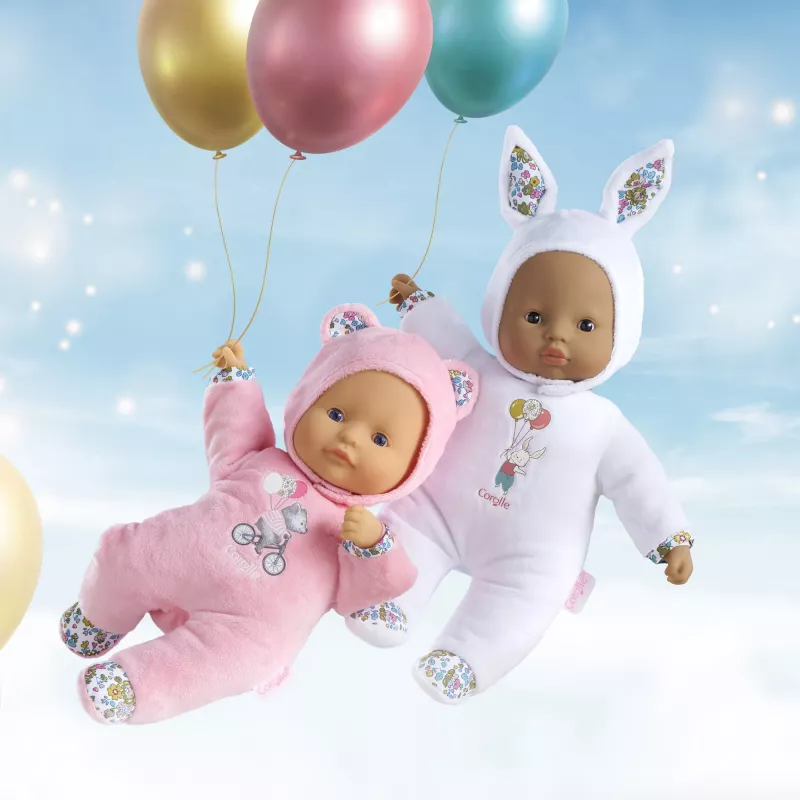 Plüschbär Simba‑Dickie Corolle Mon Doudou Corolle Sweetheart rosa — Komfort-Plüschpuppe