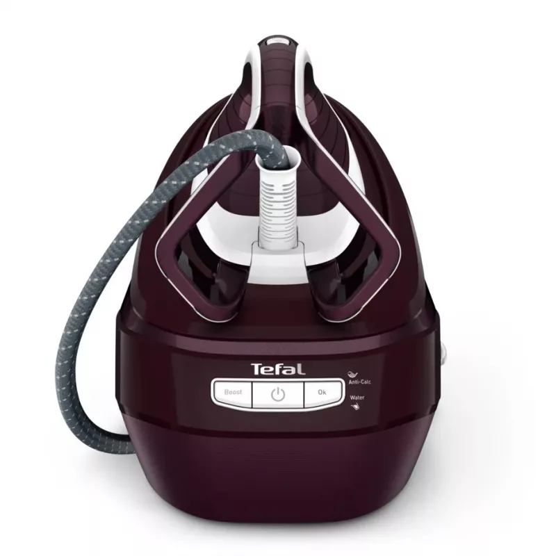 Tefal Pro Express Vision GV9810 3000 W 1,1 L Durilium AirGlide Autoclean-Bügelsohle Rot, Weiß