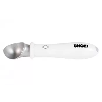 Disher scoop Unold 488990 4 mm Edelstahl Kunststoff Weiß