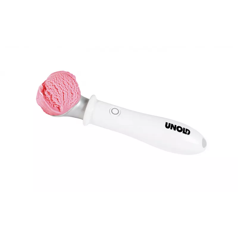 Disher scoop Unold 488990 4 mm Edelstahl Kunststoff Weiß