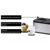 Unold 48826 Eismaschine & Joghurtbereiter EVA Kompressor-Eismaschine 1,5 L 120 W Schwarz, Edelstahl
