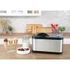 Unold 48826 Eismaschine & Joghurtbereiter EVA Kompressor-Eismaschine 1,5 L 120 W Schwarz, Edelstahl