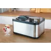 Unold 48826 Eismaschine & Joghurtbereiter EVA Kompressor-Eismaschine 1,5 L 120 W Schwarz, Edelstahl