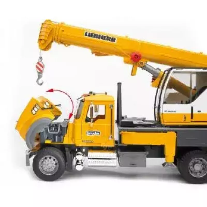 Kran-LKW BRUDER MACK Granite Liebherr