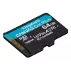 Kingston Technology 64GB microSDXC Canvas Go Plus Gen4 200R A2 U3 Einzelpack ohne ADP