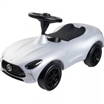 Rutschauto Simba-Dickie BIG Mercedes-AMG GT in Silber/Schwarz – Kinder-Schiebe-/Tretfahrzeug